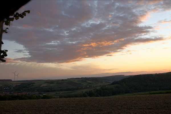 Sonnenaufgang, Dorf